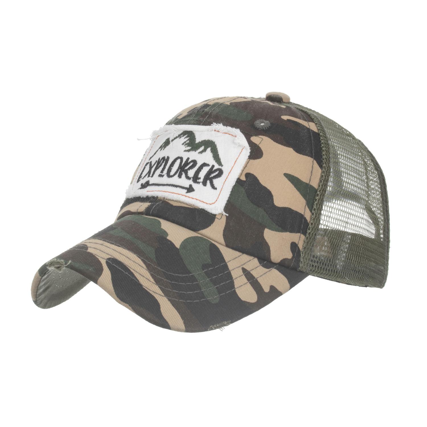 Spring and summer new EXPLORER embroidered baseball cap cap cap sun hat visor Adjustable камуфляжний
Spring and summer new EXPLORER embroidered baseball cap cap cap sun hat visor Adjustable камуфляжний