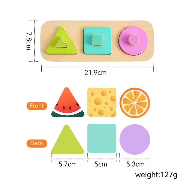 Montessori Toys For Babies Wooden Cartoon Fruit Grasping Board Shape Color Fruit Cognition Toy Baby Early Education Puzzle Game
Montessori Toys For Babies Wooden Cartoon Fruit Grasping Board Shape Color Fruit Cognition Toy Baby Early Education Puzzle Game