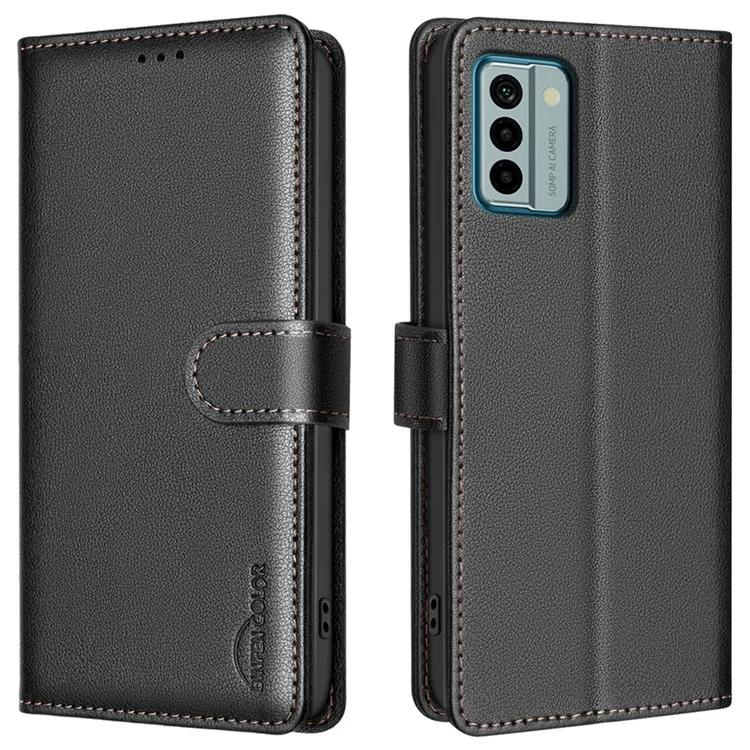 COLOR BF32 For Nokia G22 Wallet Phone Phone Case Litchi Texture RFID Blocking Stand Cover - Black
COLOR BF32 For Nokia G22 Wallet Phone Phone Case Litchi Texture RFID Blocking Stand Cover - Black