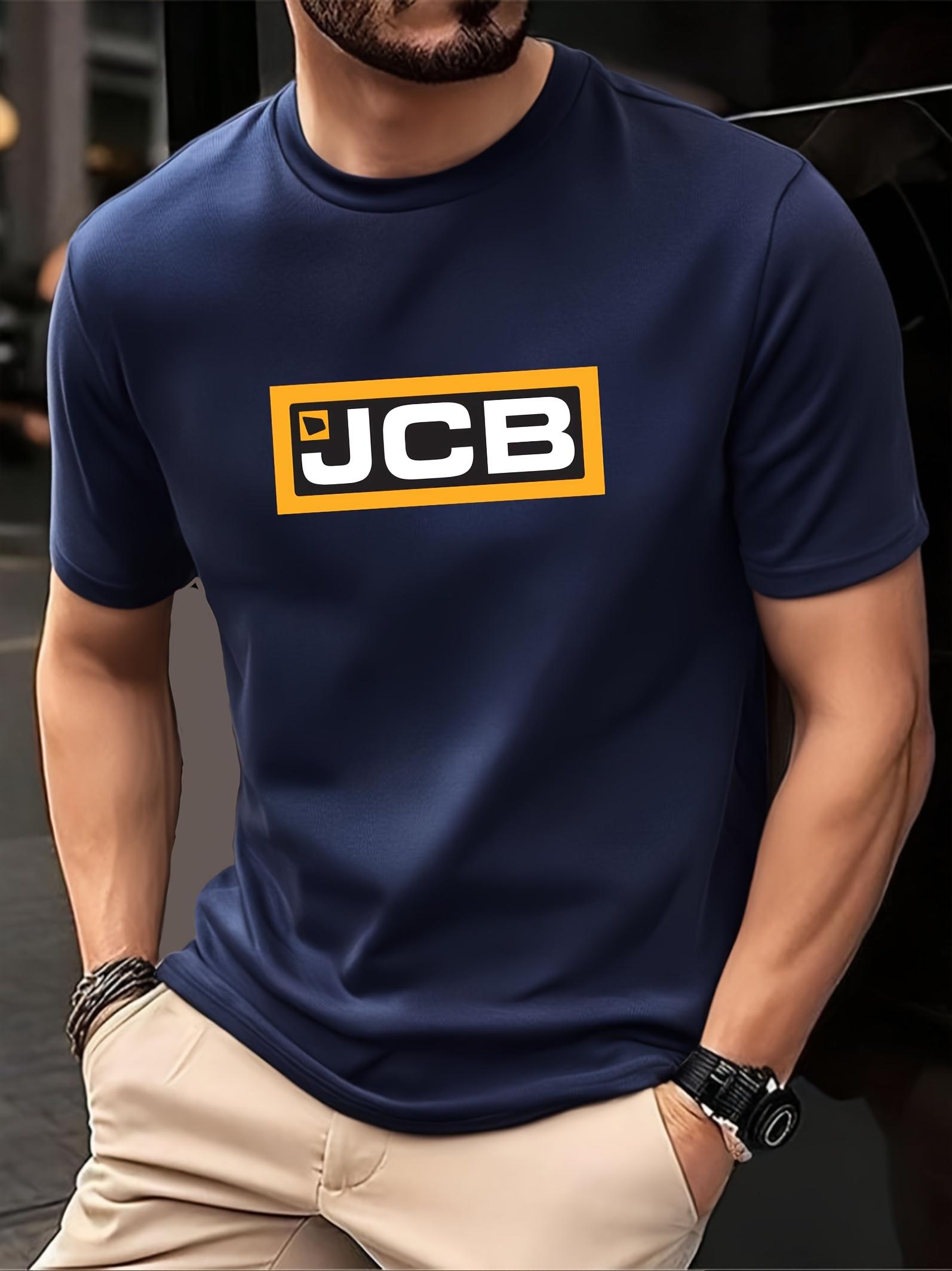 JCB Graphic T-shirt - White Casual Short Sleeve Tee with Bold Yellow & Black Print S
JCB Graphic T-shirt - White Casual Short Sleeve Tee with Bold Yellow & Black Print S