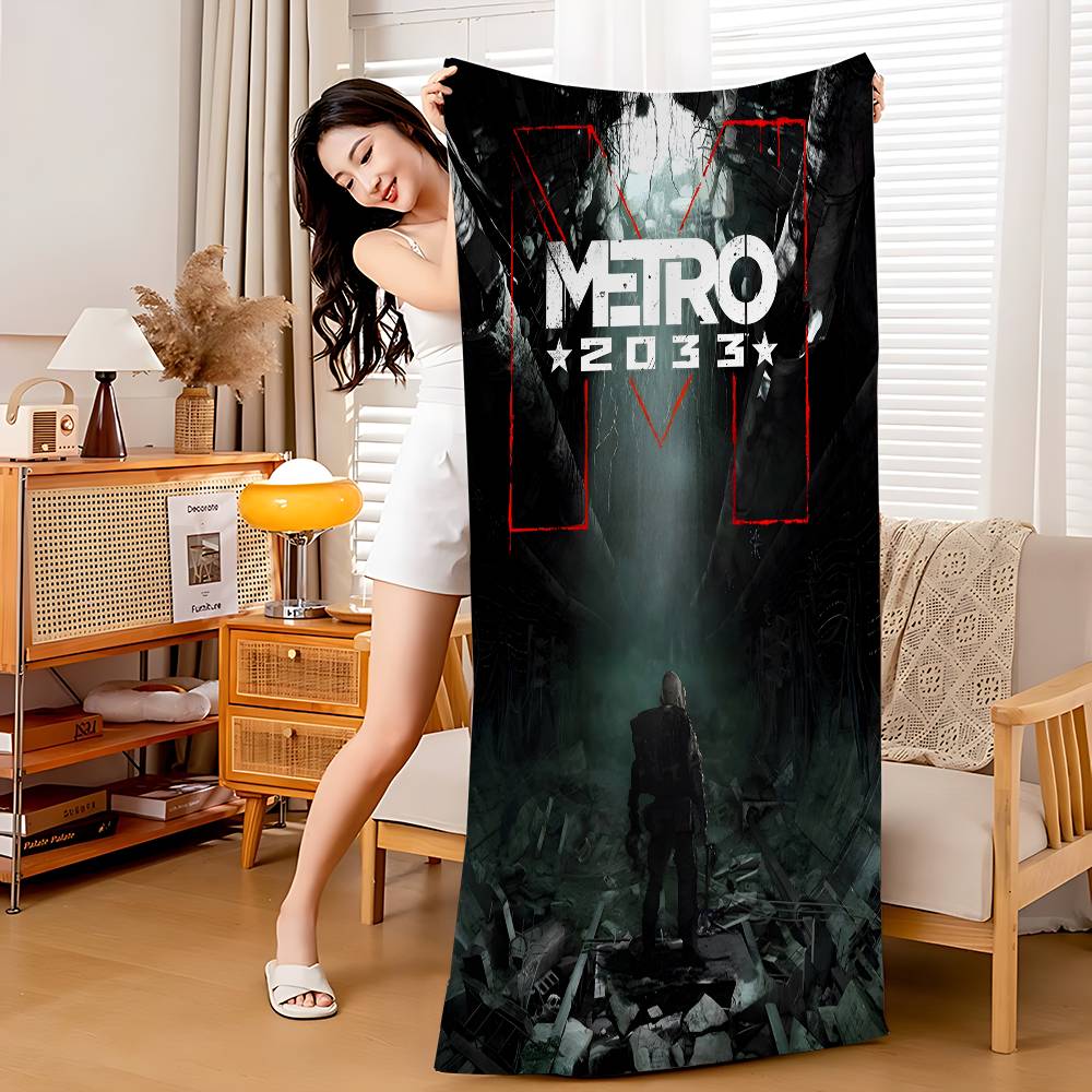 M-Metro 2033 Anime Video Game Microfiber Blanket Quick Drying Beach Towels Oversized Printing Super Absorbent Pool Towel Blanket W40*H60(CM)
M-Metro 2033 Anime Video Game Microfiber Blanket Quick Drying Beach Towels Oversized Printing Super Absorbent Pool Towel Blanket W40*H60(CM)