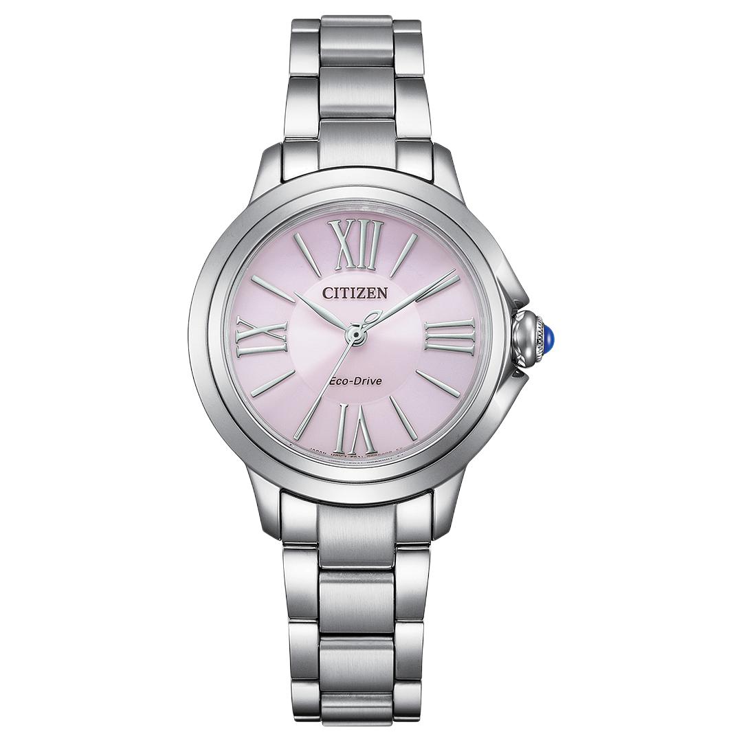CITIZEN Eco Drive Light Powered Quartz Movement Stainless Steel Strap Watch 30.3mm Women s Watch EM1160-58X Pink Watch Dial
CITIZEN Eco Drive Light Powered Quartz Movement Stainless Steel Strap Watch 30.3mm Women s Watch EM1160-58X Pink Watch Dial
