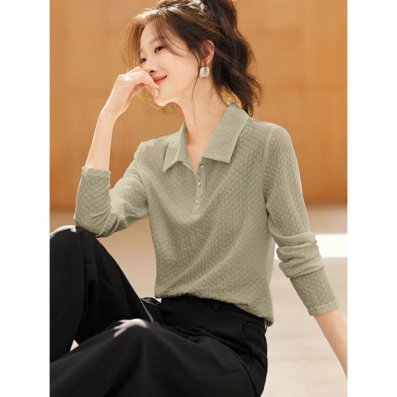Women s Textured Knit Long-Sleeve Shirt S
Women s Textured Knit Long-Sleeve Shirt S
