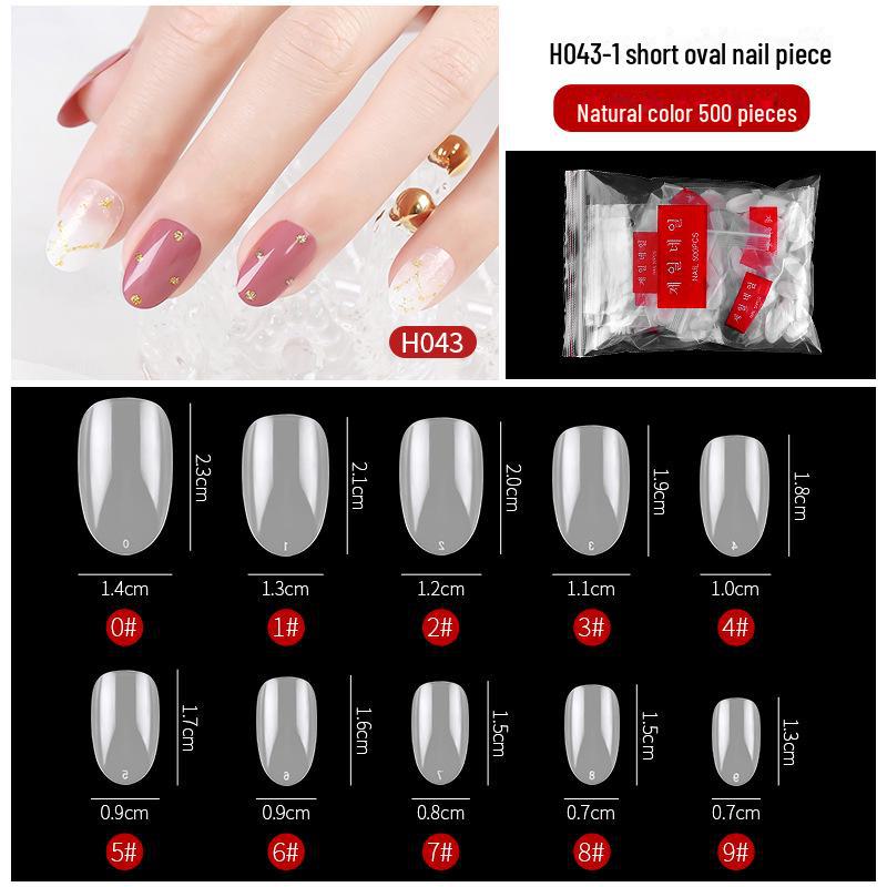 Корейские короткие овальные прозрачные типсы для салонов 500 pcs естественный
Корейские короткие овальные прозрачные типсы для салонов 500 pcs естественный