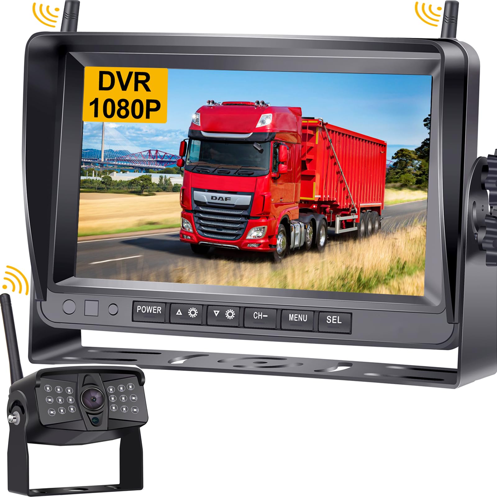 MJXD резервная камера заднего вида монитор резервный грузовик резервный DVR совместимый с DIY ночного видения позитивное зеркальное изображение IP68 камера, комплект, монитор, принадлежности, синий
MJXD резервная камера заднего вида монитор резервный грузовик резервный DVR совместимый с DIY ночного видения позитивное зеркальное изображение IP68 камера, комплект, монитор, принадлежности, синий