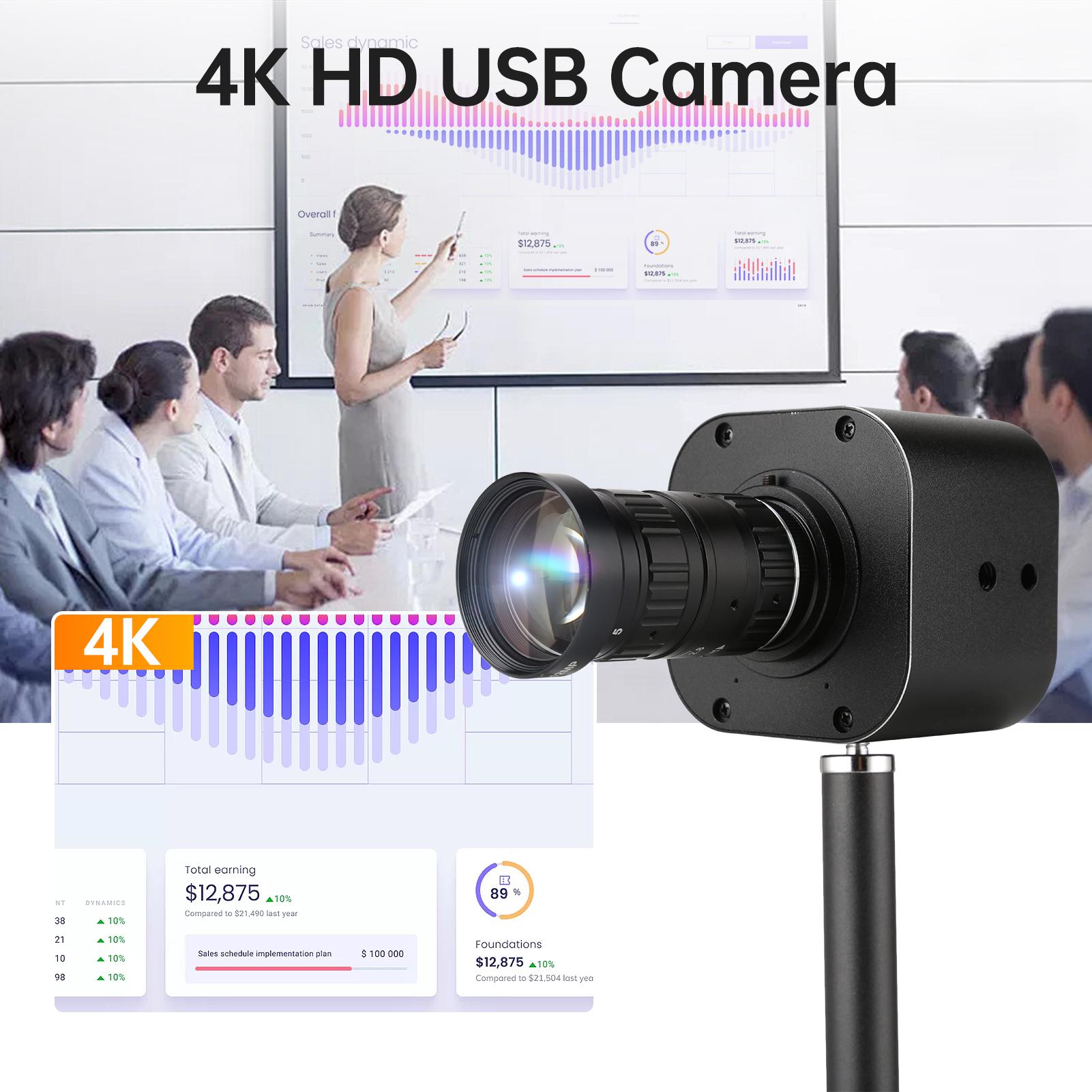 USB-камера 4K HD с 10-кратным оптическим зумом, объективом 5–50 мм с регулируемым объективом, мини-веб-камерой 8 МП с микрофонами
USB-камера 4K HD с 10-кратным оптическим зумом, объективом 5–50 мм с регулируемым объективом, мини-веб-камерой 8 МП с микрофонами