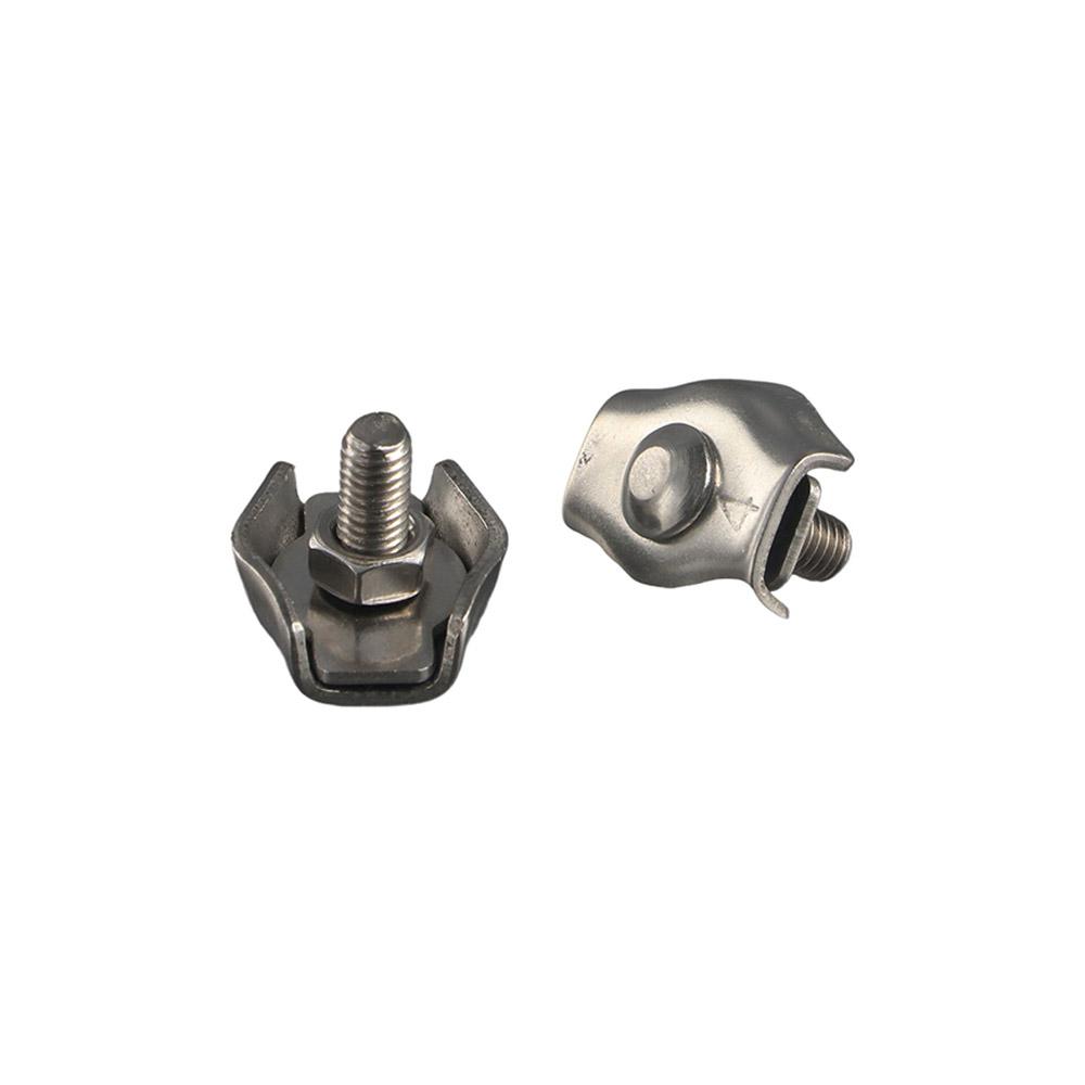 Steel 5Pcs Simple Grip 1/2-Post Simplex Caliper Fixing Tool Cable Clamp Wire Rope Clips Bolt Clip M2 Single Grips
Steel 5Pcs Simple Grip 1/2-Post Simplex Caliper Fixing Tool Cable Clamp Wire Rope Clips Bolt Clip M2 Single Grips