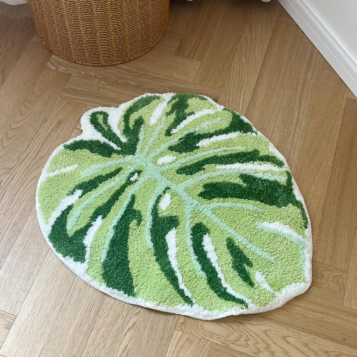 Green Leaf Monstera Tufted Rug Palm Shaped Bathroom Anti Slip Pad Home Decor Mat Rugs for Bedroom Door Mat Entrance Bathroom Rug 65X55 CM зелений
Green Leaf Monstera Tufted Rug Palm Shaped Bathroom Anti Slip Pad Home Decor Mat Rugs for Bedroom Door Mat Entrance Bathroom Rug 65X55 CM зелений