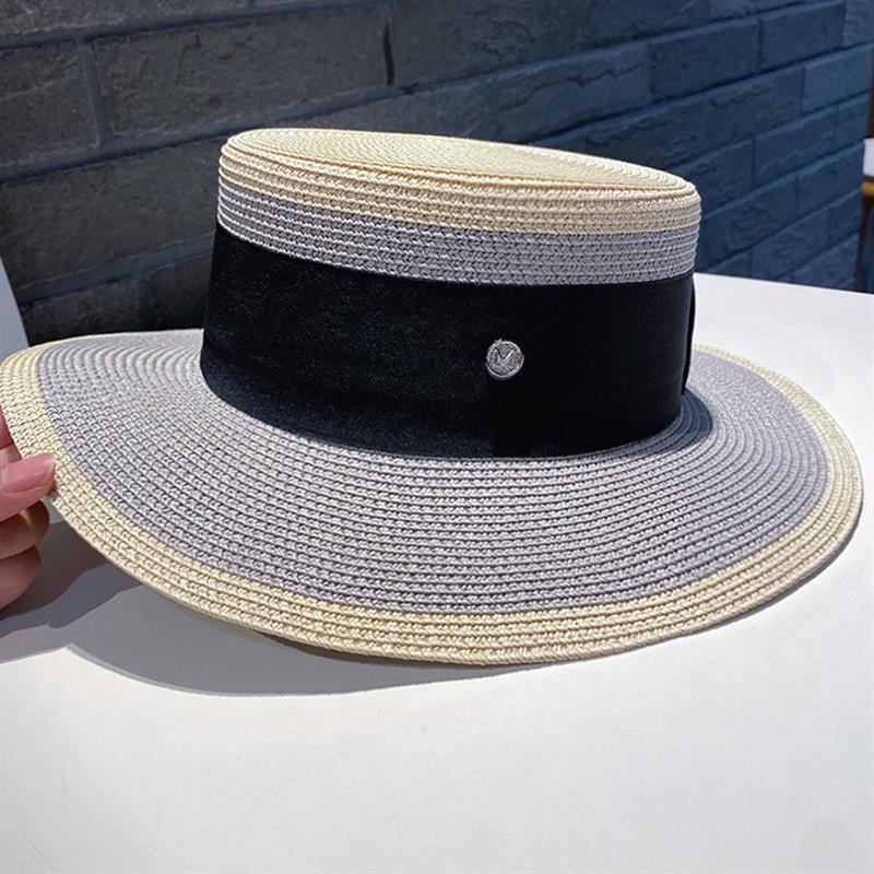 RH Hepburn French Fragrance Style Colorful Gift Hat Women Travel Patchwork Weave Flat Top Hat 55-58(adult size) сірий
RH Hepburn French Fragrance Style Colorful Gift Hat Women Travel Patchwork Weave Flat Top Hat 55-58(adult size) сірий