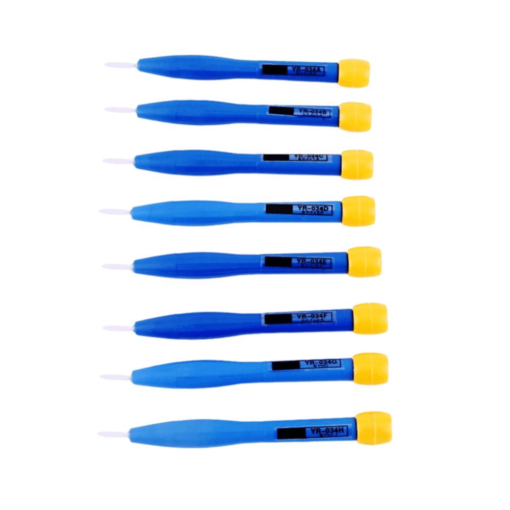 8pcs Set Adjust Frequency Adjust Frequency Screwdriver Anti Static Ceramic Material Ceramic Screwdriver Plastic Material синий
8pcs Set Adjust Frequency Adjust Frequency Screwdriver Anti Static Ceramic Material Ceramic Screwdriver Plastic Material синий