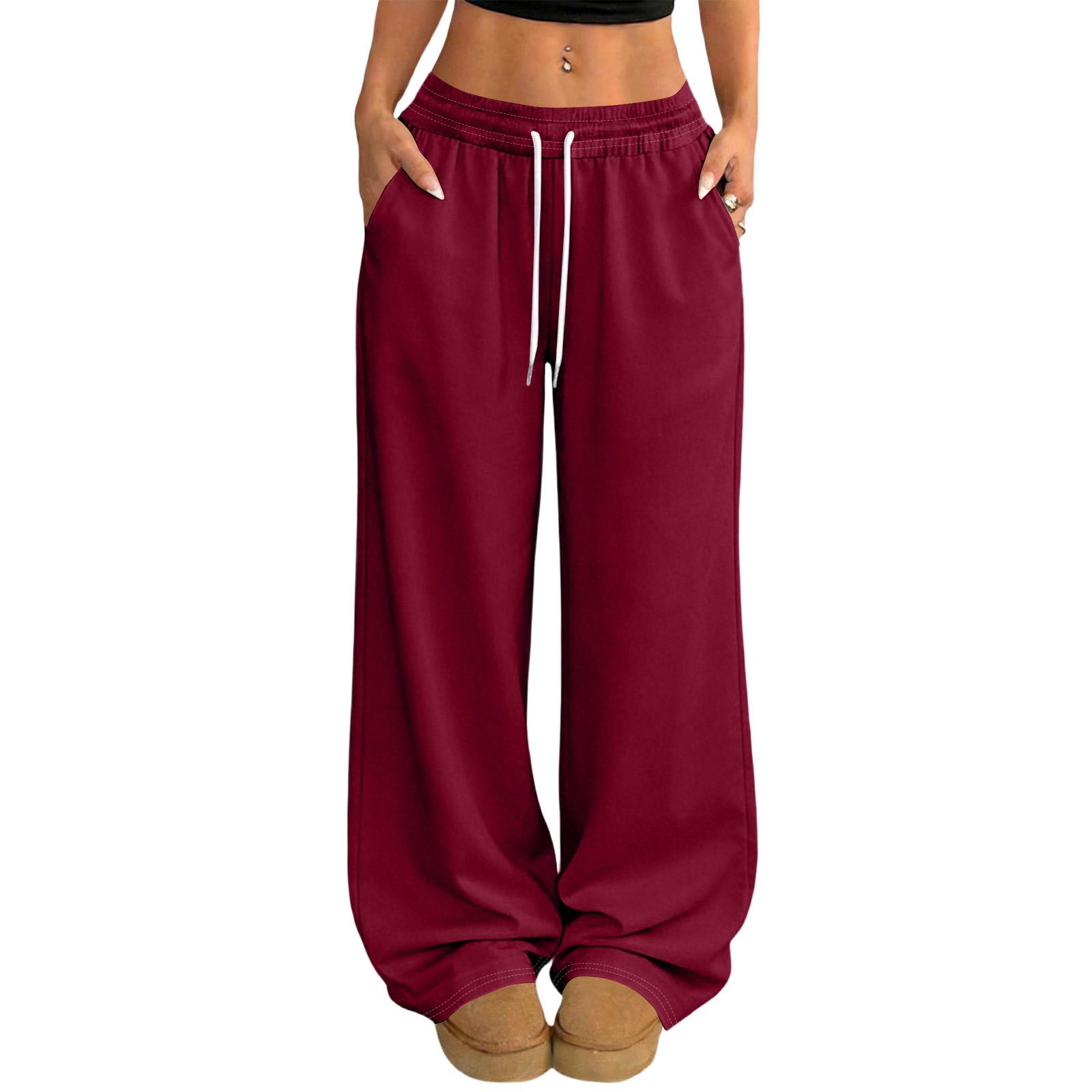 Women s Casual And Fashionable Elastic Waist Loose Wide Leg Pants XL винний
Women s Casual And Fashionable Elastic Waist Loose Wide Leg Pants XL винний