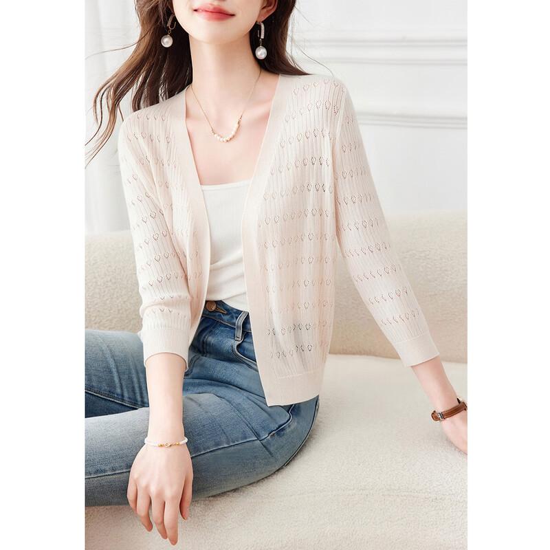 Srcr Women s Silk Blend Short Knit Cardigan L
Srcr Women s Silk Blend Short Knit Cardigan L