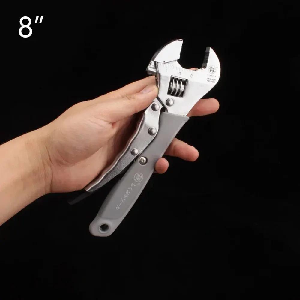 8 Inch Adjustable Wrench Universal Spanner Carbon Steel Hand Tool 30-33mm Opening for Mechanical Workshop Home Repair Plumbing срібний
8 Inch Adjustable Wrench Universal Spanner Carbon Steel Hand Tool 30-33mm Opening for Mechanical Workshop Home Repair Plumbing срібний
