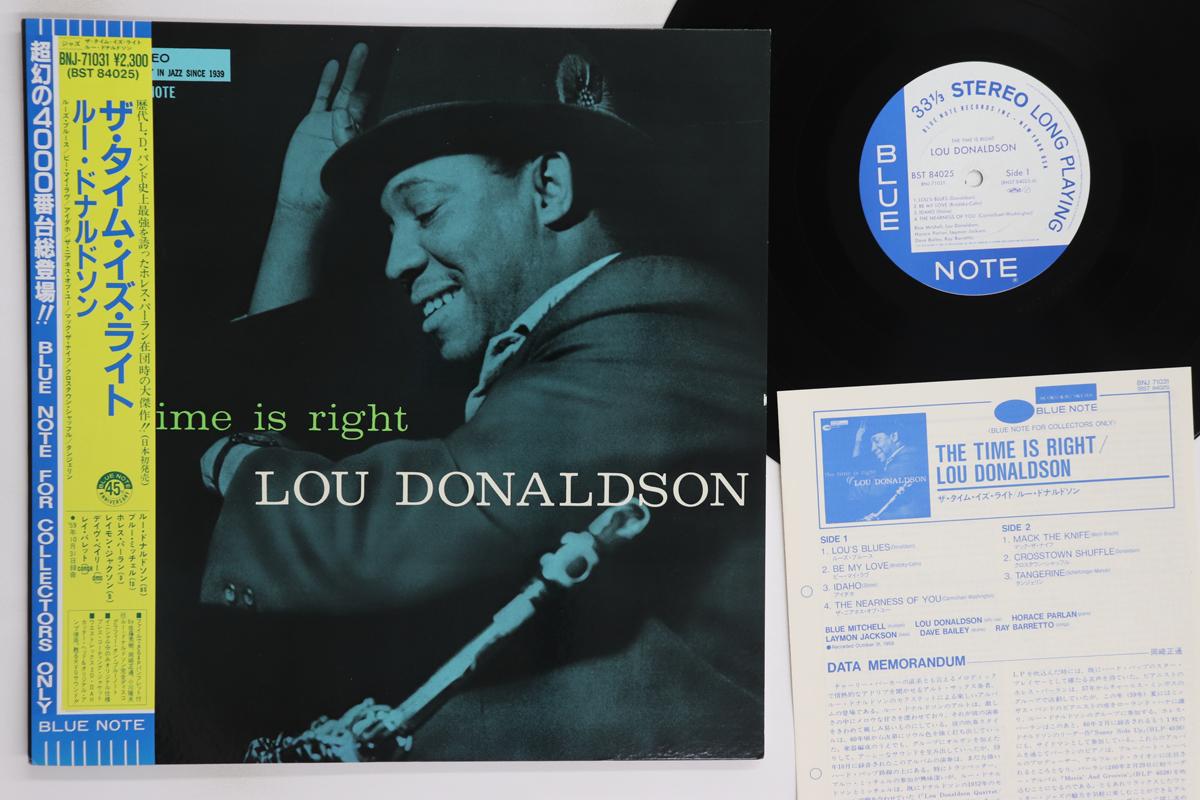 LP Record LOU DONALDSON Time Is Right BNJ71031 BLUE NOTE 1984 Japan Obi Jazz Used
LP Record LOU DONALDSON Time Is Right BNJ71031 BLUE NOTE 1984 Japan Obi Jazz Used