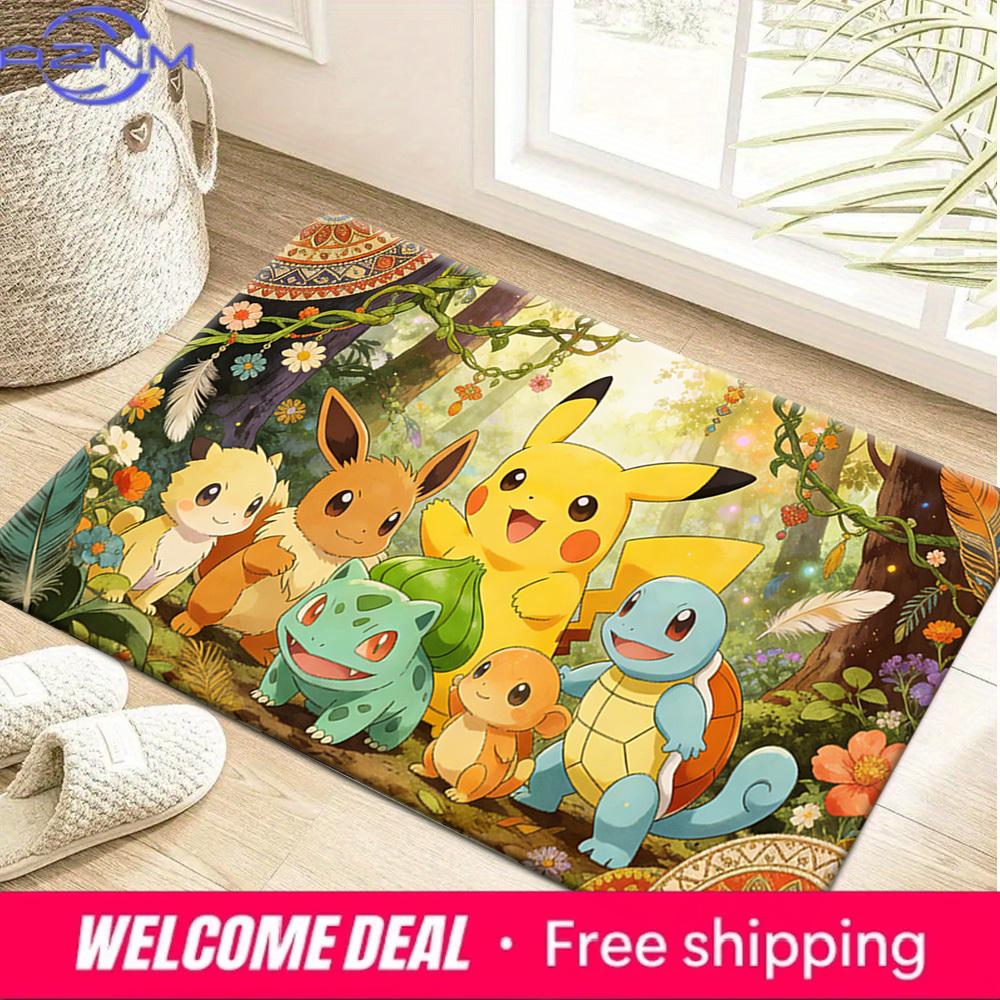 Bohemian Forest Pokemon Characters Print Non-slip Doormat, Soft Absorbent Floor Rug for Home Decor 40cm x 60cm
Bohemian Forest Pokemon Characters Print Non-slip Doormat, Soft Absorbent Floor Rug for Home Decor 40cm x 60cm