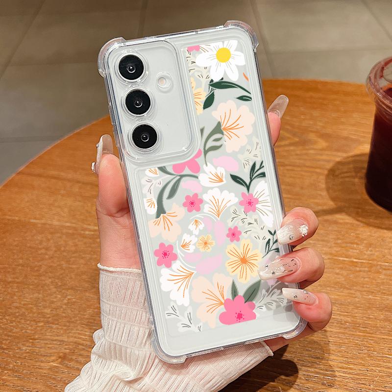 Чехол с цветами для Samsung Galaxy S25 Edge S24 S25 S23 Ultra S22 Plus S24 FE A56 A16 A55 A54 A15 Противоударный Прозрачный ТПУ Чехол для телефона Galaxy S23+
Чехол с цветами для Samsung Galaxy S25 Edge S24 S25 S23 Ultra S22 Plus S24 FE A56 A16 A55 A54 A15 Противоударный Прозрачный ТПУ Чехол для телефона Galaxy S23+