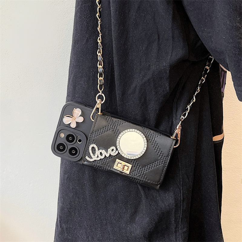 Apple 14Promax Silicone Case with Chain Purse & Rhinestone Mirror for iPhone 13-Goddess Model iPhone 13 Pro Max
Apple 14Promax Silicone Case with Chain Purse & Rhinestone Mirror for iPhone 13-Goddess Model iPhone 13 Pro Max