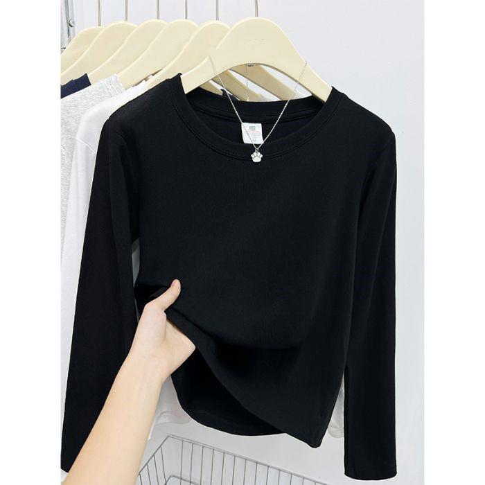 Women s Slim Fit Long Sleeve Plain Cotton T-Shirt - Round Neck, Versatile, Ideal for Spring and Autumn S
Women s Slim Fit Long Sleeve Plain Cotton T-Shirt - Round Neck, Versatile, Ideal for Spring and Autumn S