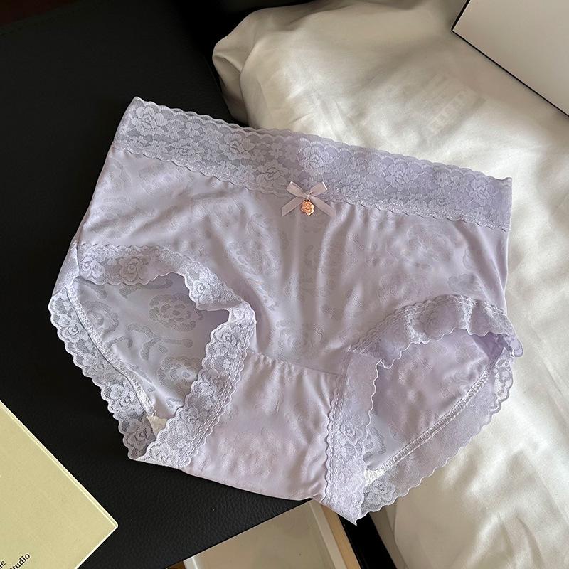Women s Ice Silk Lace Panties - Breathable, Comfortable, Sexy, Skin-Friendly Cotton Crotch Triangle Briefs M фіолетовий
Women s Ice Silk Lace Panties - Breathable, Comfortable, Sexy, Skin-Friendly Cotton Crotch Triangle Briefs M фіолетовий