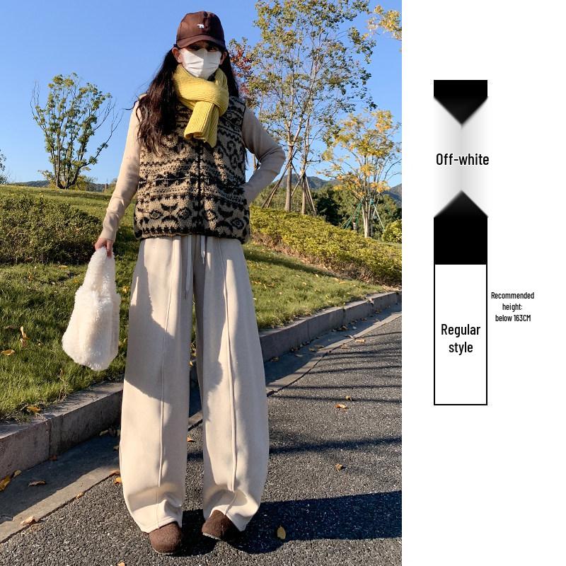 Coffee Glutinous Rice High-Waisted Women s Wide-Leg Pants, Autumn/Winter 2025 - Slimming, Casual, Plus Velvet. M
Coffee Glutinous Rice High-Waisted Women s Wide-Leg Pants, Autumn/Winter 2025 - Slimming, Casual, Plus Velvet. M
