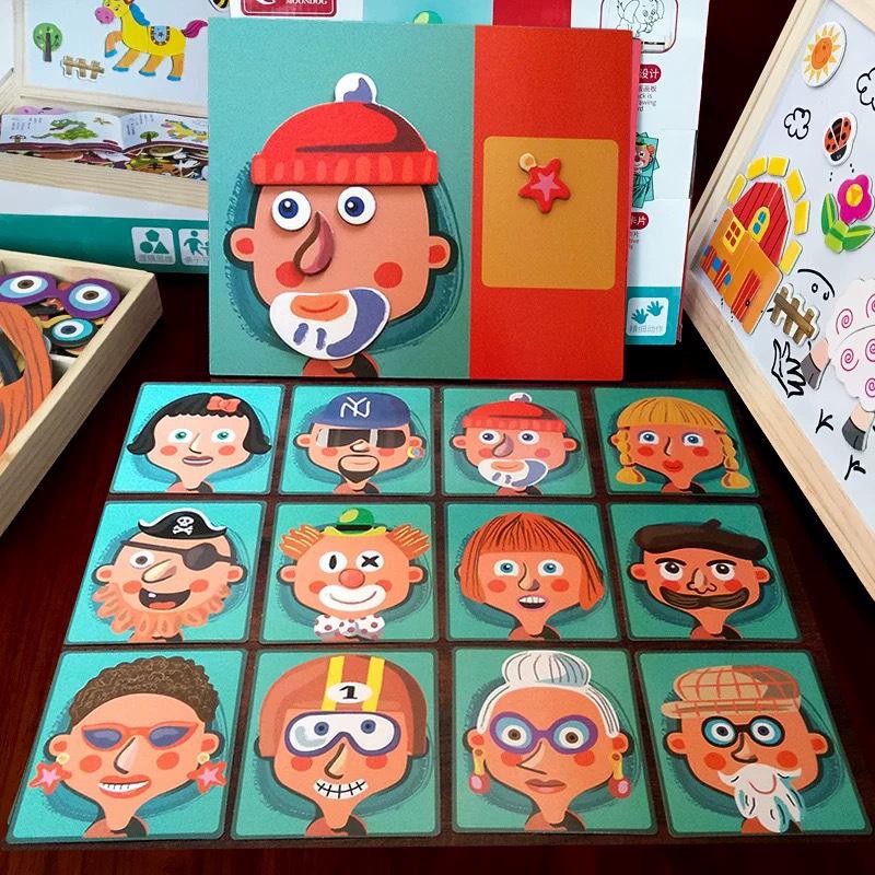 Educational Five Senses Magnetic Dress-Up Puzzle for Kids (Ages 4-6) - Wooden Toy
Educational Five Senses Magnetic Dress-Up Puzzle for Kids (Ages 4-6) - Wooden Toy