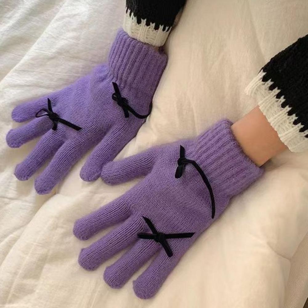 Bowknot Women Winter Gloves Warm Riding Gloves Fashion Knitted Bow Gloves Student style 3
Bowknot Women Winter Gloves Warm Riding Gloves Fashion Knitted Bow Gloves Student style 3