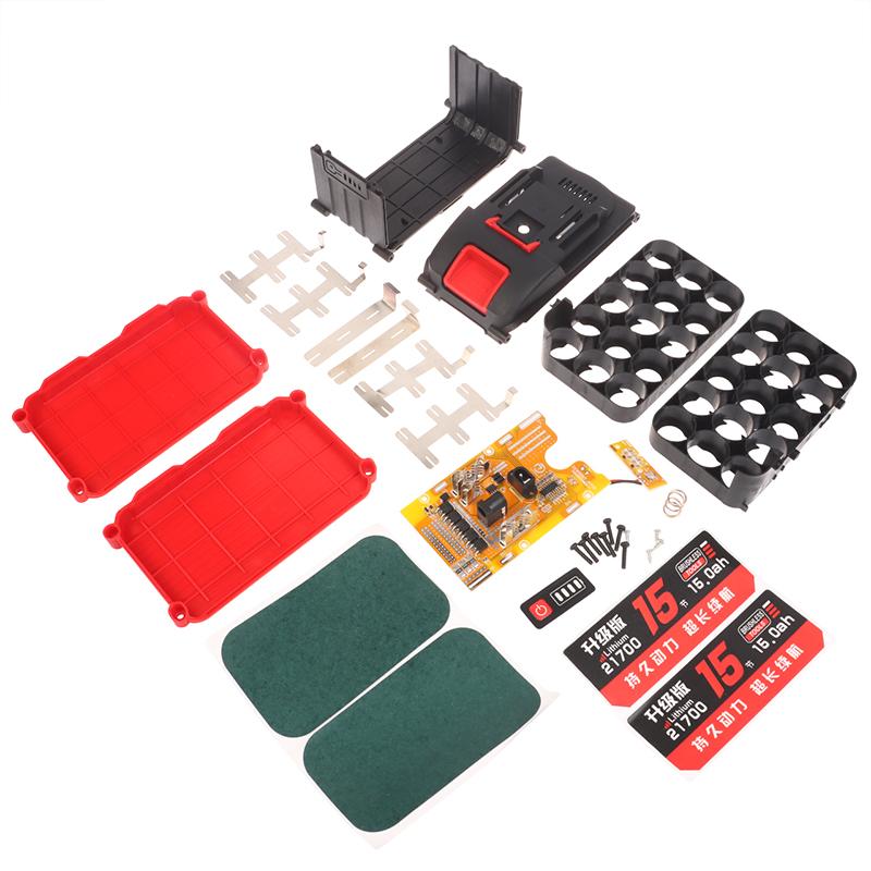 Корпус для літієвої батареї 21700 з платою для DIY, коробка-оболонка з платою BMS PCB, захист заряджання, можна встановити 10/15 батарей 15 Section
Корпус для літієвої батареї 21700 з платою для DIY, коробка-оболонка з платою BMS PCB, захист заряджання, можна встановити 10/15 батарей 15 Section