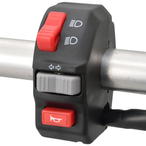 Daytona Motorcycle Collective Switch 22.2 Handle Clamp Left Side Only (Hi-Low Switch/Blinker Switch/Horn Switch) 70194
Daytona Motorcycle Collective Switch 22.2 Handle Clamp Left Side Only (Hi-Low Switch/Blinker Switch/Horn Switch) 70194