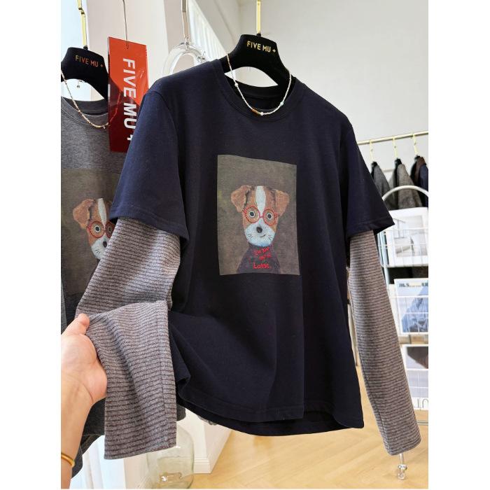 Женская футболка с длинным рукавом большого размера, молодежная, с принтом, матовая, в полоску, имитация футболки 4XL тёмно-синий
Женская футболка с длинным рукавом большого размера, молодежная, с принтом, матовая, в полоску, имитация футболки 4XL тёмно-синий