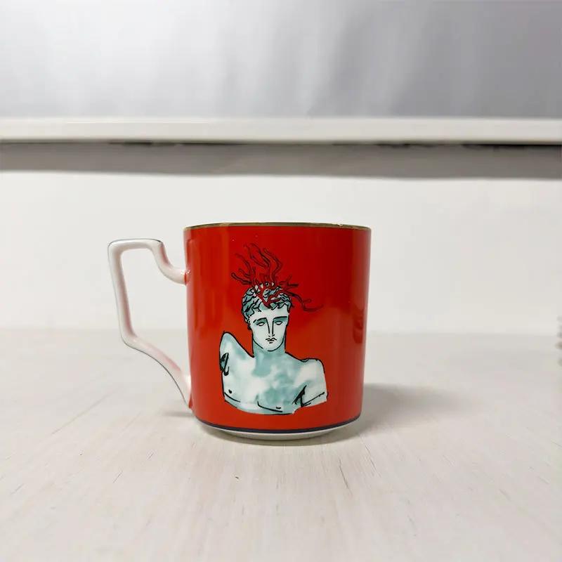 Creative Crown Man Avatar Ceramic Mug Plate Couple Gift Dessert Fruit Mug Dish Delicate Office Water Cup Home Decoration Modern 301-400ml
Creative Crown Man Avatar Ceramic Mug Plate Couple Gift Dessert Fruit Mug Dish Delicate Office Water Cup Home Decoration Modern 301-400ml