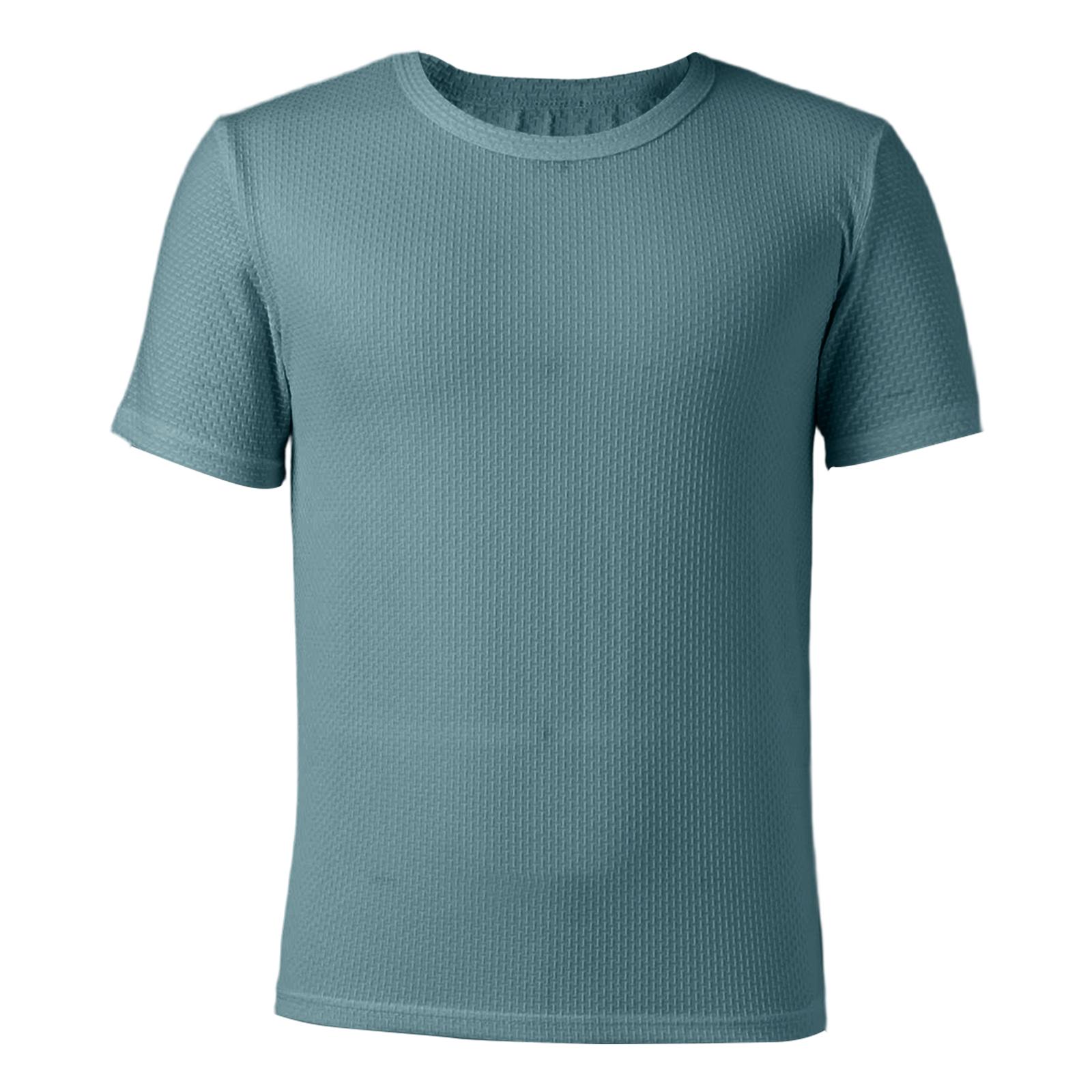 Men Crew Neck Short Sleeve Tee Classic Fit Lightweight Breathable Knit T Shirt for Daily Wear M зелёный
Men Crew Neck Short Sleeve Tee Classic Fit Lightweight Breathable Knit T Shirt for Daily Wear M зелёный