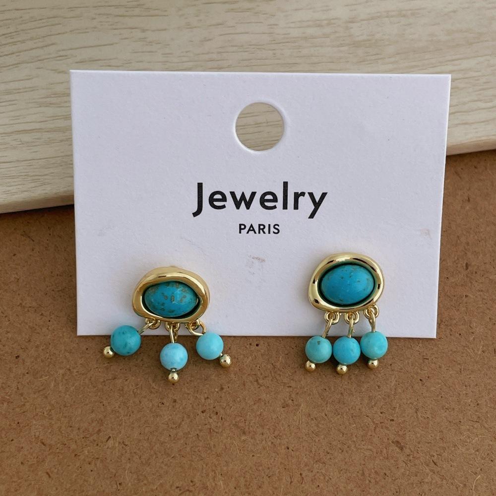 Bohemia Real Gold Plated Copper Dangle Earrings For Women Natural Stone Tiger Eyes Kallaite Tassel Wholesale Daily Jewelry синій
Bohemia Real Gold Plated Copper Dangle Earrings For Women Natural Stone Tiger Eyes Kallaite Tassel Wholesale Daily Jewelry синій