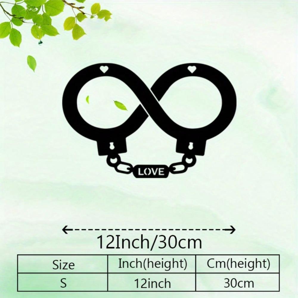 1pc Infinity Love Heart Handcuff Metal Wall Art Romantic Couples Gift Valentine Anniversary Decor різнокольоровий
1pc Infinity Love Heart Handcuff Metal Wall Art Romantic Couples Gift Valentine Anniversary Decor різнокольоровий