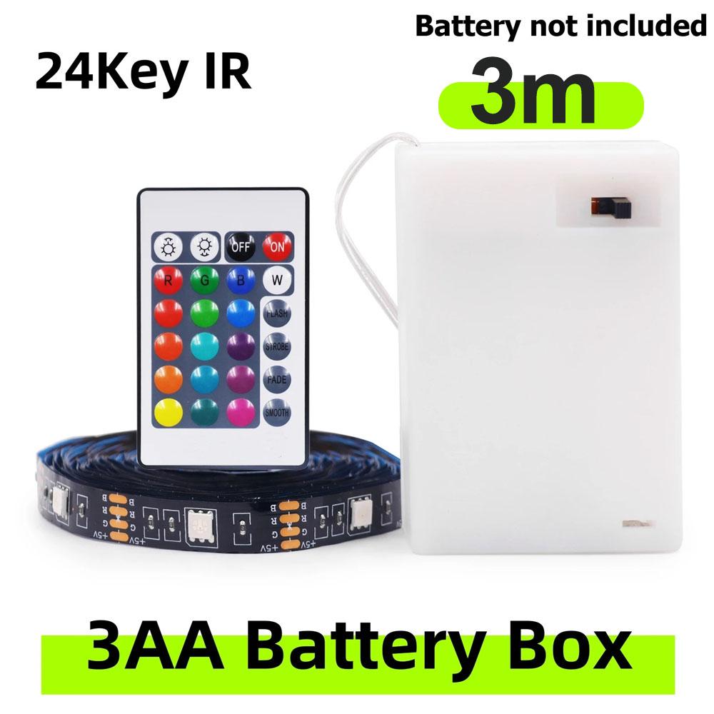 Світлодіодна стрічка на 3 батарейки АА 5050 RGB 1М 2М 3М 4М 5М З клейкою стрічкою Світлова стрічка Bluetooth Підсвітка для телевізора Фонове світло non-waterproof & 3m
Світлодіодна стрічка на 3 батарейки АА 5050 RGB 1М 2М 3М 4М 5М З клейкою стрічкою Світлова стрічка Bluetooth Підсвітка для телевізора Фонове світло non-waterproof & 3m