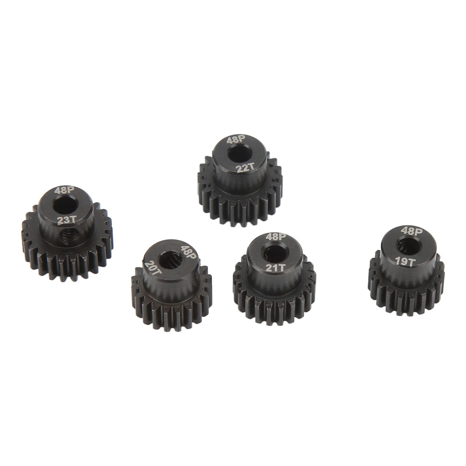 48DP 3.175mm RC Car Motor Gear 19T 20T 21T 22T 23T Pinion Gear Set for 1/10 RC Remote Control Car 
48DP 3.175mm RC Car Motor Gear 19T 20T 21T 22T 23T Pinion Gear Set for 1/10 RC Remote Control Car