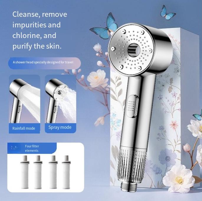 Pressurized Filter Shower Head High Quality Super Strong Household Handheld Shower Head Purification Filter Showerhead 1PC срібний
Pressurized Filter Shower Head High Quality Super Strong Household Handheld Shower Head Purification Filter Showerhead 1PC срібний