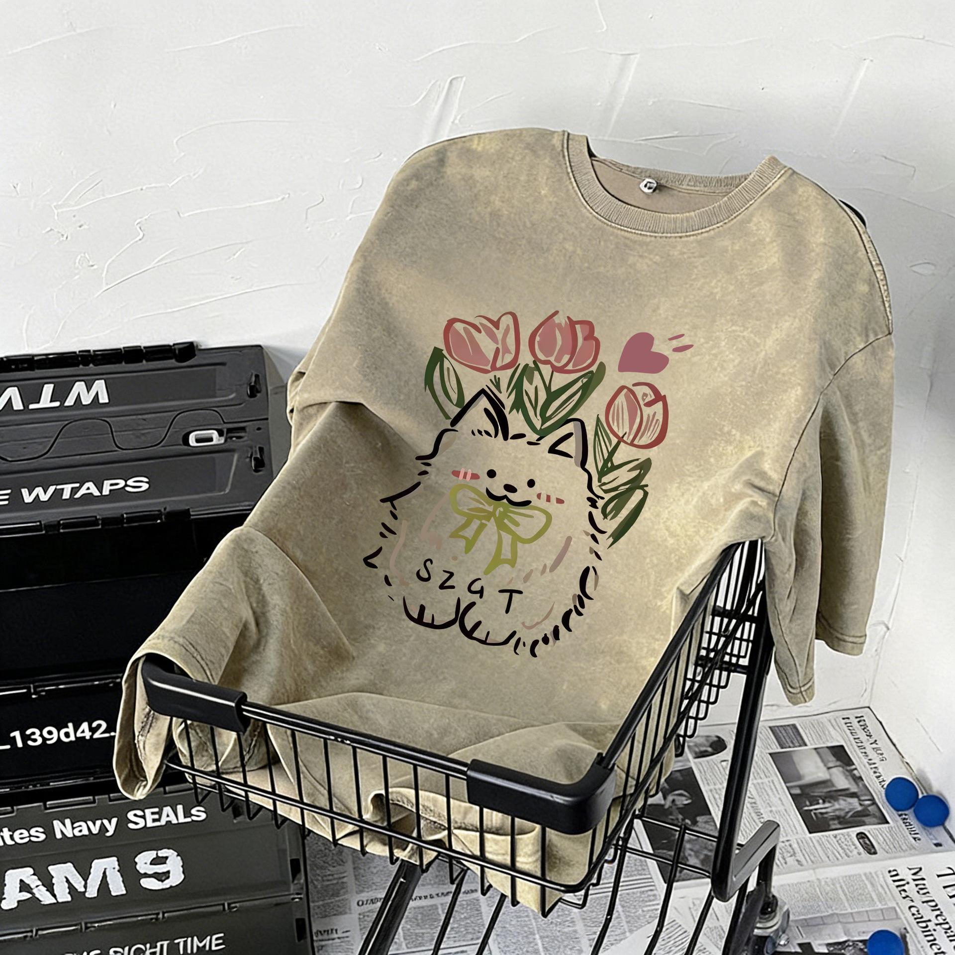 Women s Retro Distressed Washed T-shirt - American Trendy Brand, Summer 2026 Edition, Short Sleeve, Pure Cotton, Loose Fit. XL хаки
Women s Retro Distressed Washed T-shirt - American Trendy Brand, Summer 2026 Edition, Short Sleeve, Pure Cotton, Loose Fit. XL хаки
