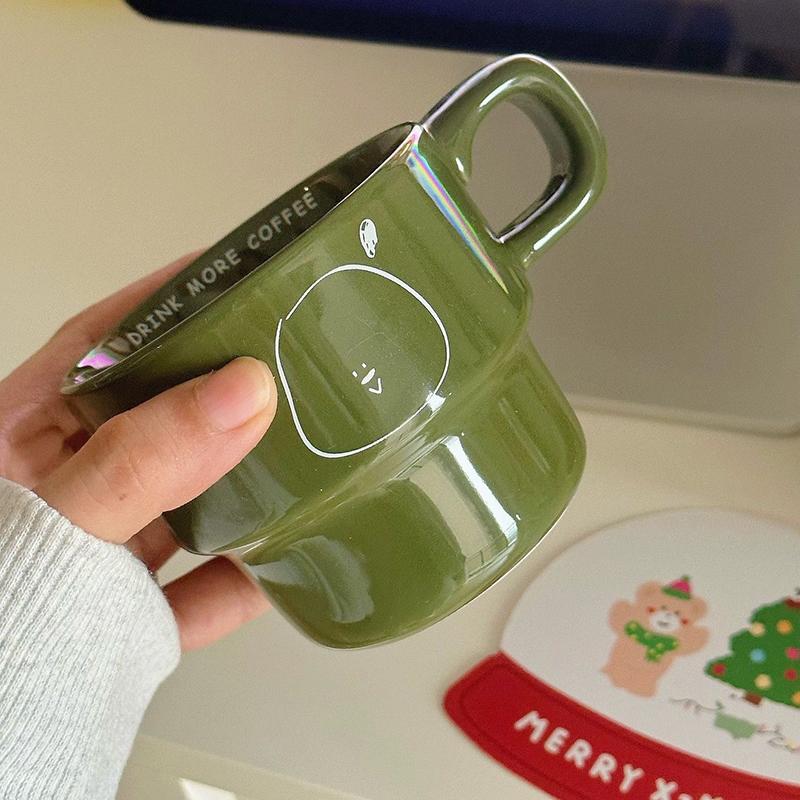 1 шт. Кружка с мультяшным рисунком, для кофе, молока, завтрака, парная, керамическая, для ежедневного питья воды, офисный подарок, уличная посуда зелёный
1 шт. Кружка с мультяшным рисунком, для кофе, молока, завтрака, парная, керамическая, для ежедневного питья воды, офисный подарок, уличная посуда зелёный