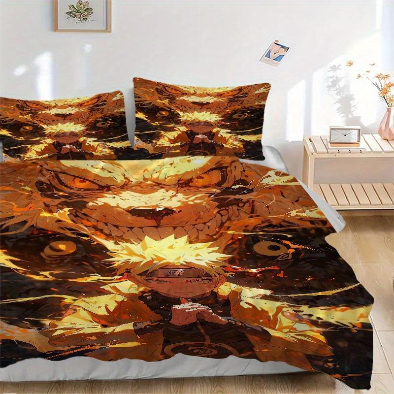 3pcs Naruto Nine Tailed Fox Design Quilt Cover Set - Soft and Cozy Bedroom, Guest Room and Dorm Decorative Bedding 3-Piece Set 1 Quilt Cover + 2 135x200cm
3pcs Naruto Nine Tailed Fox Design Quilt Cover Set - Soft and Cozy Bedroom, Guest Room and Dorm Decorative Bedding 3-Piece Set 1 Quilt Cover + 2 135x200cm