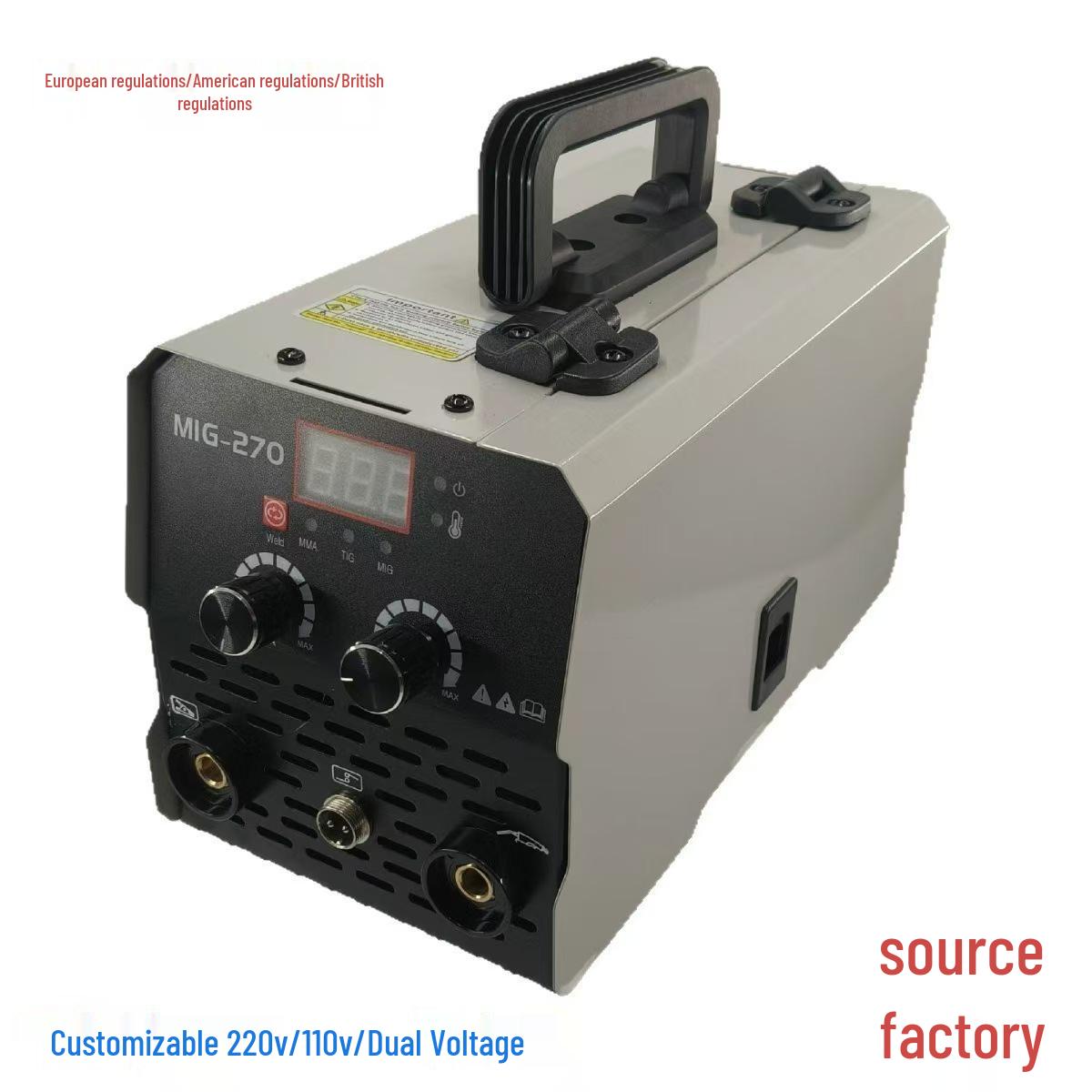 MIG-270 Multi-Functional Gasless Household Welding Machine MIG-270 Bare Machine 220V
MIG-270 Multi-Functional Gasless Household Welding Machine MIG-270 Bare Machine 220V
