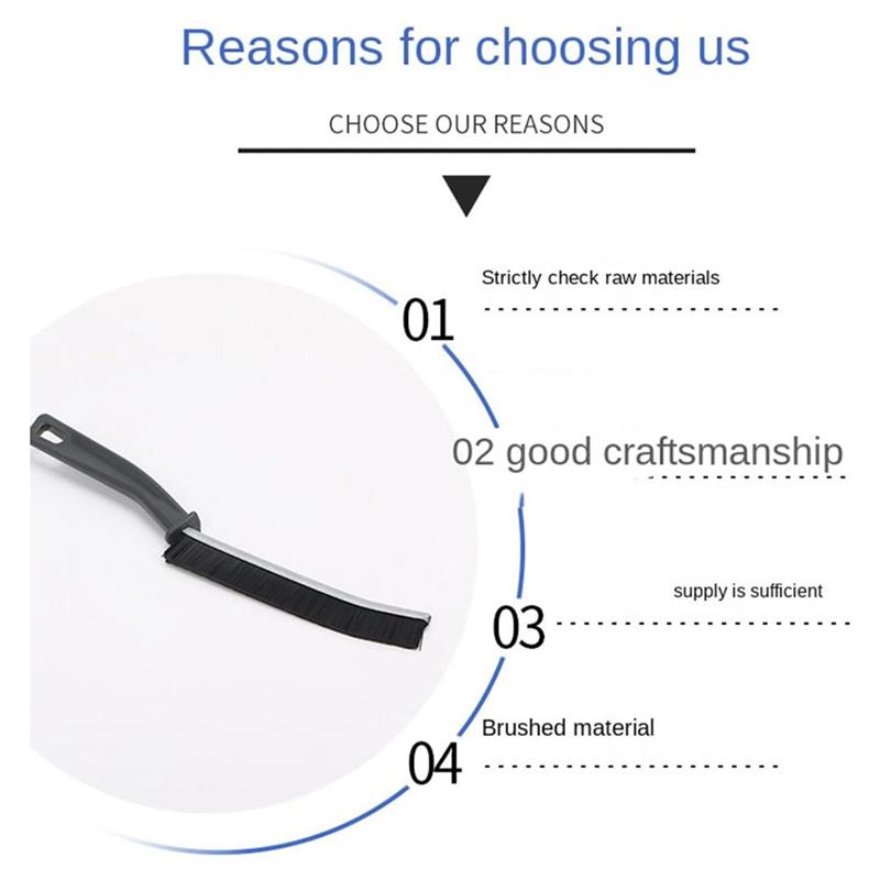 1 шт. Многофункциональная полосатая щетка для труднодоступных мест Щетка для чистки мертвых углов Ванная комната Ванная комната Кухня Кафельная плитка чёрный
1 шт. Многофункциональная полосатая щетка для труднодоступных мест Щетка для чистки мертвых углов Ванная комната Ванная комната Кухня Кафельная плитка чёрный