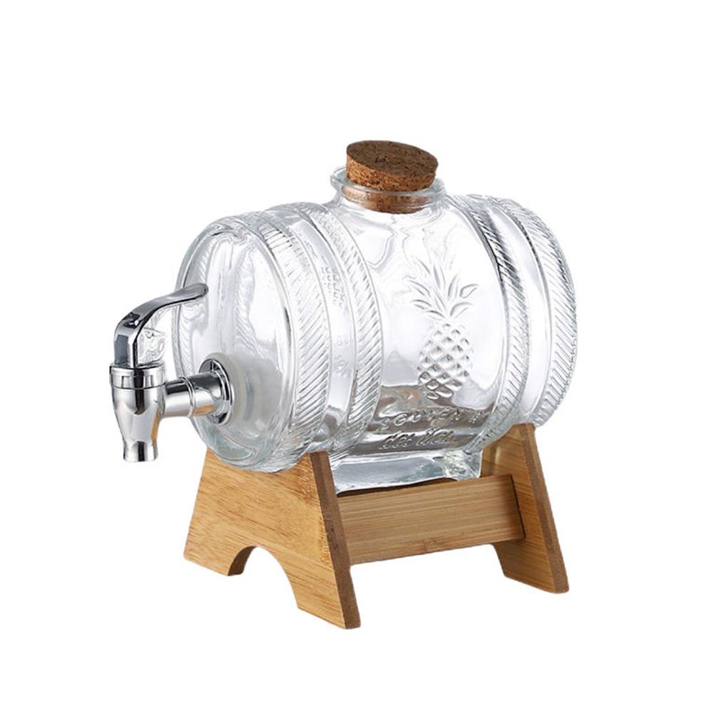 Glass Beverage Dispenser with Tap Wine Whisky Beer Barrel Lemon Juice Jar for Home Wedding Party Cold Drinks Container
Glass Beverage Dispenser with Tap Wine Whisky Beer Barrel Lemon Juice Jar for Home Wedding Party Cold Drinks Container