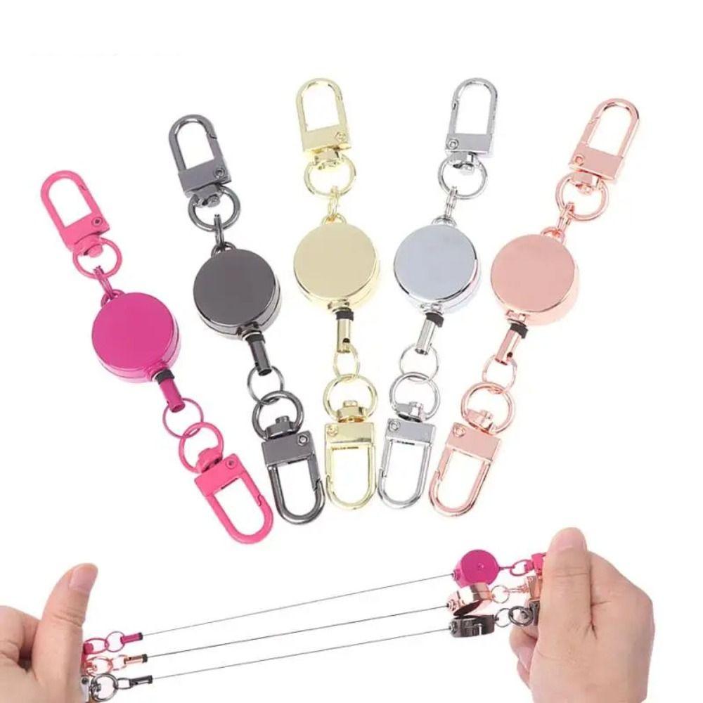 Zinc Zinc Alloy Retractable Key Holder Easy-to-pull Buckle Sporty Retractable Key Ring Travel Tool чёрный
Zinc Zinc Alloy Retractable Key Holder Easy-to-pull Buckle Sporty Retractable Key Ring Travel Tool чёрный