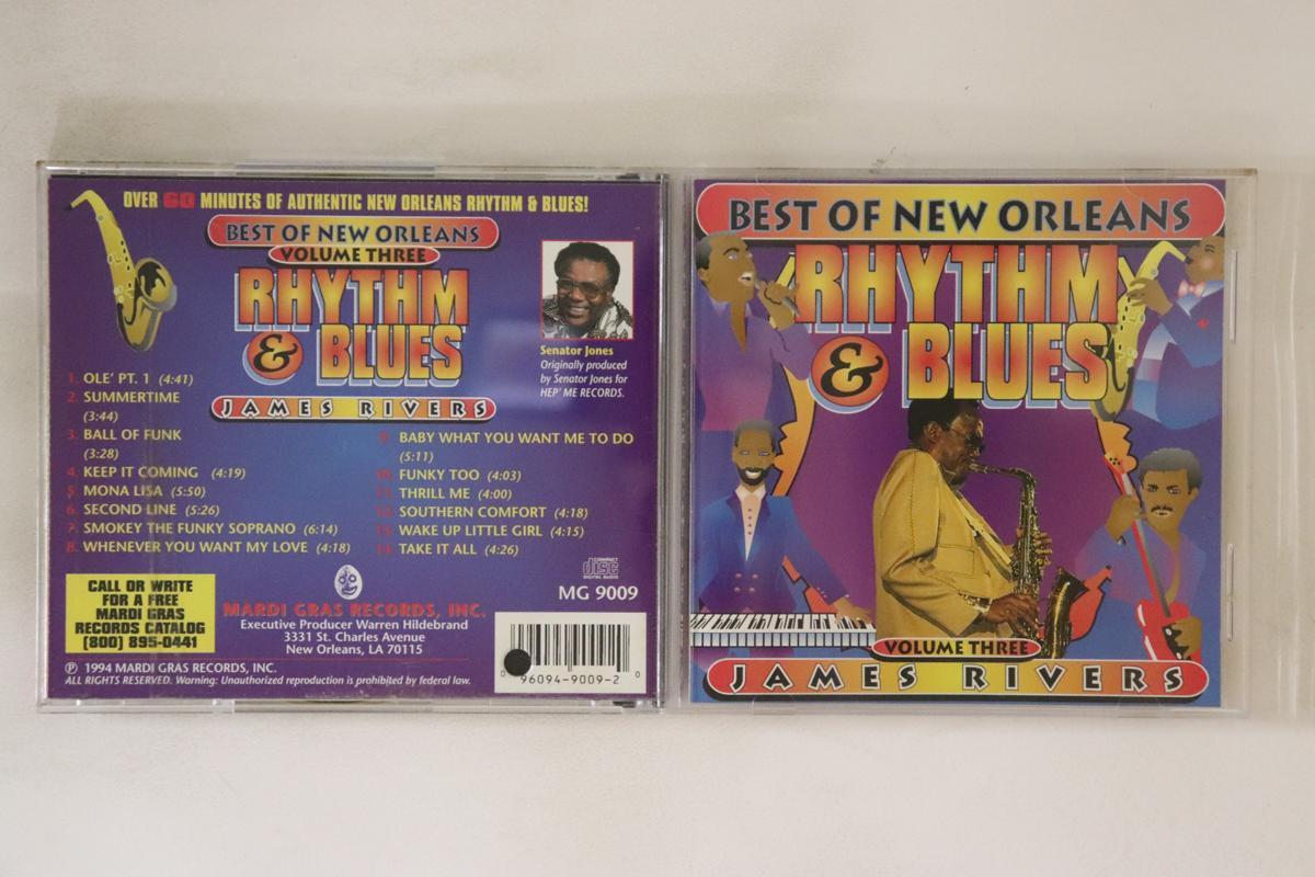 CD JAMES RIVERS Best Of New Orleans Rhythm Blues MG9009 MARDI GRAS 1994 US SoulFunk Used
CD JAMES RIVERS Best Of New Orleans Rhythm Blues MG9009 MARDI GRAS 1994 US SoulFunk Used