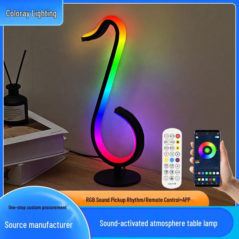 RGB Sound-Activated Atmosphere Light: USB Colorful Dimming Lamp for Bedroom, Living Room, or Desktop 12*31cm
RGB Sound-Activated Atmosphere Light: USB Colorful Dimming Lamp for Bedroom, Living Room, or Desktop 12*31cm