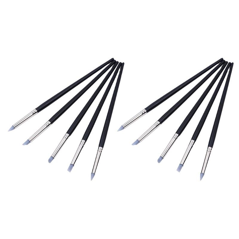 10 шт. Силіконовий інструмент для ліплення з глини, дерев яна ручка, інструмент для моделювання та різьби по гончарній глині, для формування глини, нейл-арту, змішування 1
10 шт. Силіконовий інструмент для ліплення з глини, дерев яна ручка, інструмент для моделювання та різьби по гончарній глині, для формування глини, нейл-арту, змішування 1