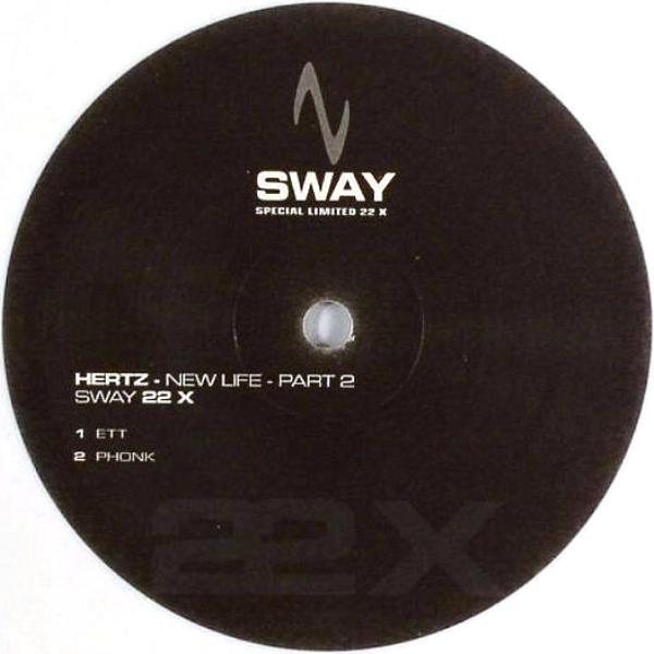 12inch Record HERTZ New Life Part 2 SWAY22X Sway 2007 Sweden Dance Electronica Used
12inch Record HERTZ New Life Part 2 SWAY22X Sway 2007 Sweden Dance Electronica Used