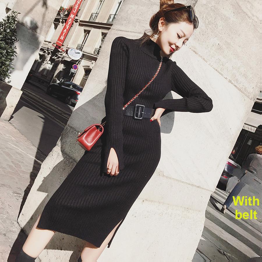 Fall/Winter Over-Knee Wool Knit Dress New Long Sleeve Inner Dress High Neck Base Layer Ripped Knit Sweater XL чорний
Fall/Winter Over-Knee Wool Knit Dress New Long Sleeve Inner Dress High Neck Base Layer Ripped Knit Sweater XL чорний