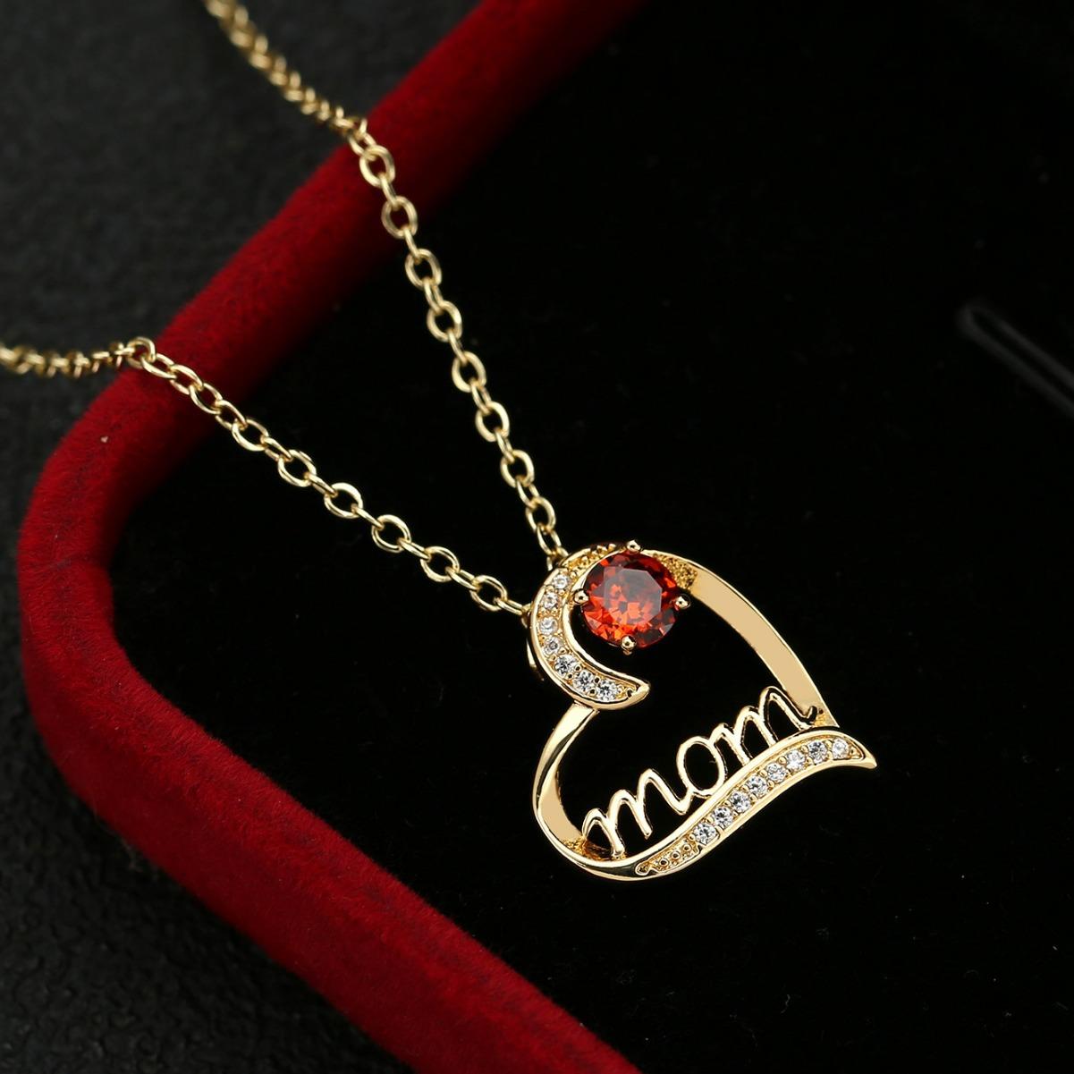 Gold Tone Multi Zircon Heart Pendant Necklace Elegant Versatile Gift For Mom On Mothers Day one size fits all
Gold Tone Multi Zircon Heart Pendant Necklace Elegant Versatile Gift For Mom On Mothers Day one size fits all