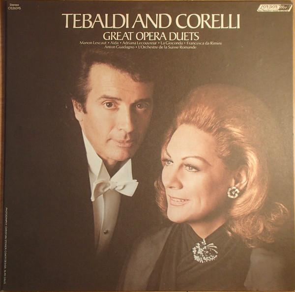 LP Record RENATA TEBALDI, FRANCO CORELLI, L O - Tebaldi and Corelli, Great Opera Du OS26315 LONDON RECORDS 1973 US Classical Used
LP Record RENATA TEBALDI, FRANCO CORELLI, L O - Tebaldi and Corelli, Great Opera Du OS26315 LONDON RECORDS 1973 US Classical Used
